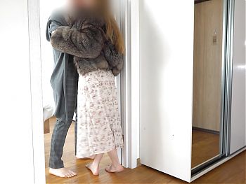 Long legs babe in dress and fur coat fucked from behind